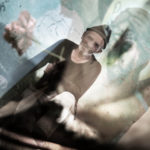 April Mountfort photograph from the Transylvania – Faded House series: Man + Christ #1