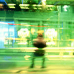 April Mountfort photograph from Urban series: Tram Station, Melbourne, 2006