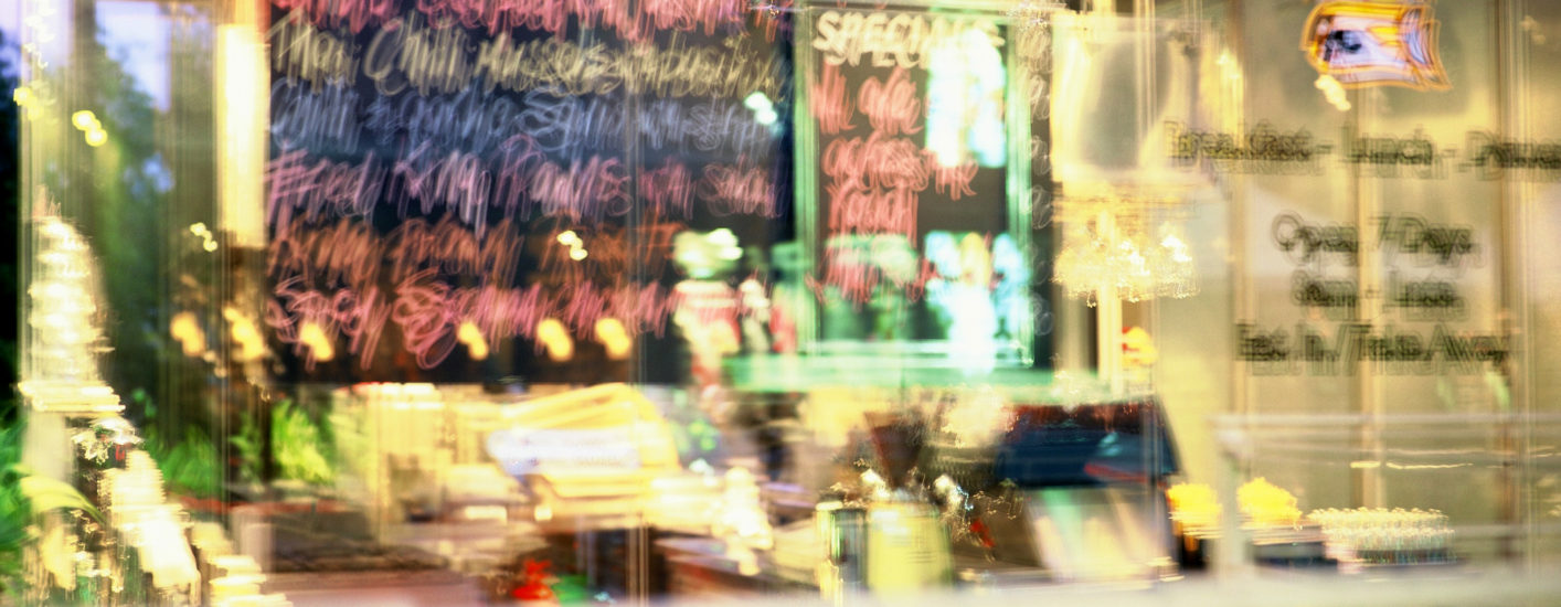 April Mountfort photograph from Urban series: Menu, 2004