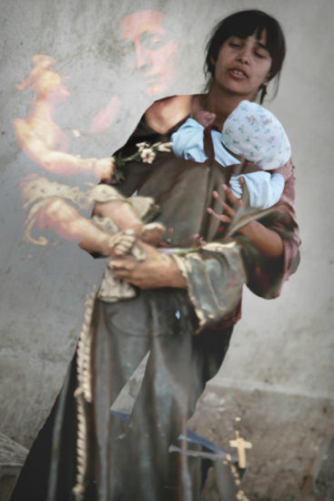 April Mountfort photograph from the Transylvania – Faded House series: Madonna #2