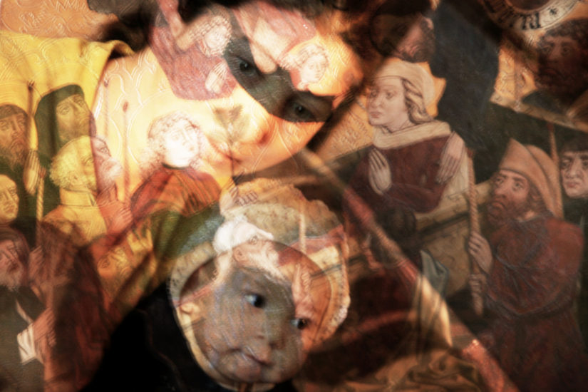 April Mountfort photograph from the Transylvania – Faded House series: Madonna #3