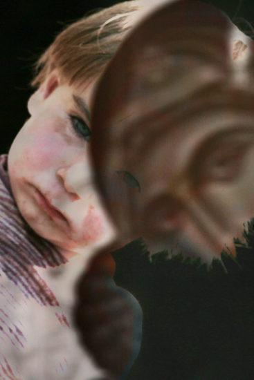 April Mountfort photograph from the Transylvania – Faded House series: Boy #1